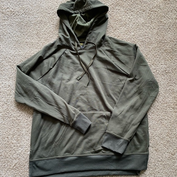 Dark Green Plus Size Pull Over Hoodie Women’s XXL 2X Like New - Picture 2 of 5